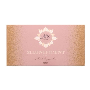Paletă machiaj ochi și față BPerfect Mrs Glam Magnificent – 28 Nuanțe, Farduri, Contur, Blush și Iluminator, 48 g - Img 8