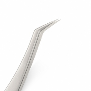 Pensetă Profesională de Izolare pentru Extensii Gene Dancing Swan A8 – Vârf Curbat de Precizie - Img 3