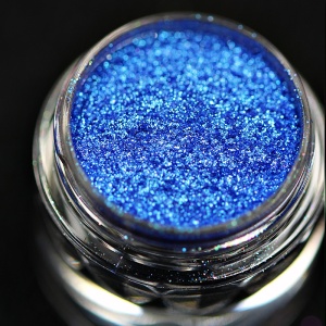Pigment PK09(albastru regal) Sparkle/Microglitter pentru machiaj KAJOL Beauty, 1g - Img 2