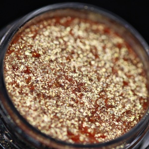 Pigment PK97(piersiciu cu irizatii aurii) Sparkle/Microglitter pentru machiaj KAJOL Beauty, 1g - Img 3