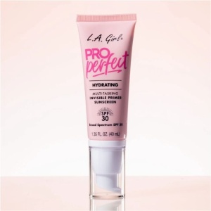 Primer de față hidratant cu protecție solară SPF 30 L.A. Girl PRO Perfect Multi-Tasking Invisible, 40ml - Img 3