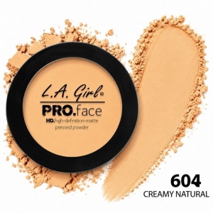 Pudră compactă matifiantă pentru față L.A. Girl PRO.Face Matte Pressed Powder GPP604 Creamy Natural, 7g - Img 3