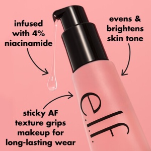 Set e.l.f. Power Grip – Bază de Machiaj (Primer) cu 4% Niacinamidă + Spray Fixator Rosé cu Efect Luminos, 2 Produse - Img 5