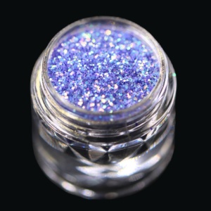 Glitter cosmetic pentru machiaj si body art PK155(lila-albastrui holografic) KAJOL Beauty™, 1g - Img 2