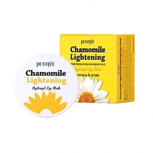 Masca de Hidrogel pentru ingrijirea pielii din jurul ochilor Petitfee Chamomile Lightening, 84g - Img 3