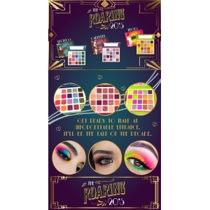 Paleta farduri pentru ochi Rude The Roaring 20's Eyeshadow Palette Carefree, 30g - Img 3