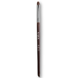 Pensula profesionala miniaplicator pentru fardul de ochi/pigment, din par fin de ponei, K-E11, KAJOL Beauty™