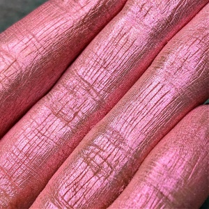 Pigment PK110 Pastel pentru machiajul de mireasa (roz pal-auriu deschis) Duochrome KAJOL Beauty, 1g - Img 3