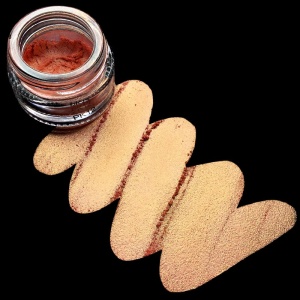 Pigment PK12(piersiciu cu irizatii aurii) Duochrome pentru machiaj KAJOL Beauty, 1g - Img 2
