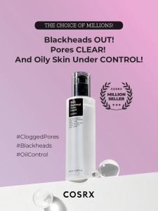 Solutie pentru punctele negre COSRX BHA Blackhead Power Liquid, 100ml - Img 2