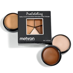 Corector profesional pentru acoperirea tatuajelor Mehron ProColoRing, 28g - Img 3