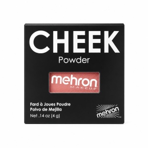 Fard de obraz profesional Mehron Cheek Powder – Blush compact mat, pigmentat, TropiCoral, 4g - Img 4
