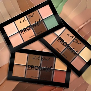 Paleta corectoare L.A. Girl Pro Sculpt Concealer Palette 725 Light, 12g - Img 4