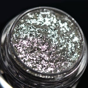 Pigment PK39(argintiu oglinda) Sparkle/Microglitter pentru machiaj KAJOL Beauty, 1g - Img 1