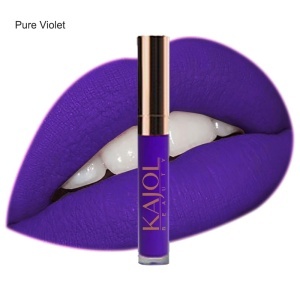 Ruj lichid mat, waterproof si ultrarezistent la transfer KAJOL Beauty matISTIQUE Pure Violet, 8ml