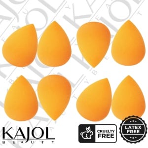 Set 8 buretei pentru machiaj TEARDROP MAKE-UP SPONGE, non-latex, KAJOL Beauty® - Img 1