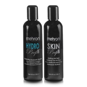 Set Mehron Skin Prep PRO Clear 118 ml si Hydro Prep PRO Hydrating 120 ml