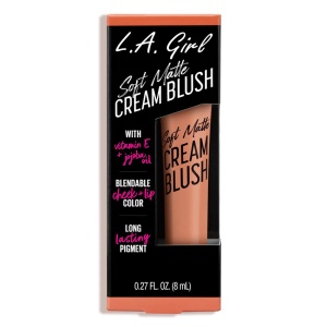 Blush cremos matifiant L.A. Girl Soft Matte Cream Cutie, 8ml - Img 3