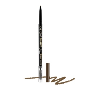Creion definere sprâncene L.A Girl Shady Slim Brow Pencil GB 355 Warm Brown, 0.08g - Img 1