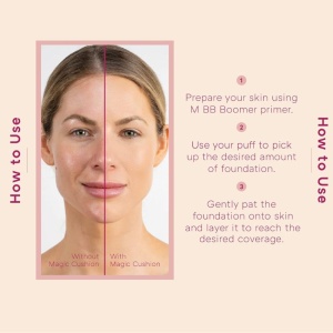 Fond de ten cushion Hidratant MISSHA Magic Cushion Moist Up No.23 SPF50+ PA+++, 15g - Img 5