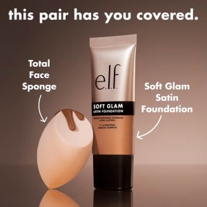 Fond de ten e.l.f Cosmetics Soft Glam Satin Foundation 10 Fair Cool, 30ml - Img 6