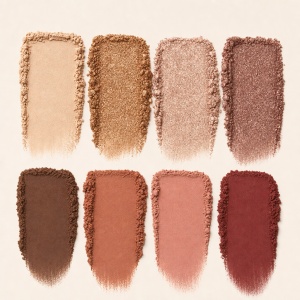 PAESE Warm Crush — Paletă farduri de pleoape, 8 nuanțe nude și bronze, 11g - Img 2