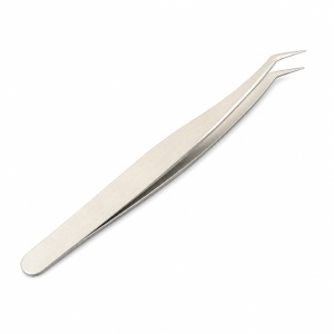 Pensetă Profesională de Izolare pentru Extensii Gene Dancing Swan A8 – Vârf Curbat de Precizie - Img 4