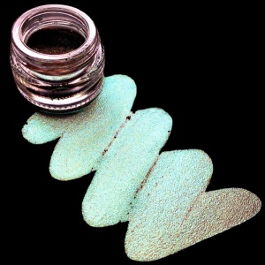 Pigment PK82(maro roșcat-bleu) Duochrome pentru machiaj KAJOL Beauty, 1g - Img 2