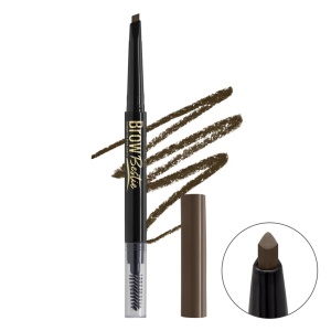 Creion de sprancene L.A. Girl Brow Bestie Triangle Tip Brow Pencil GBP 375 Medium Brown, 0.25g