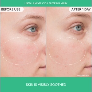 Mască de noapte calmantă cu Centella Asiatica Laneige Cica Sleeping Mask, 8ml - Img 3