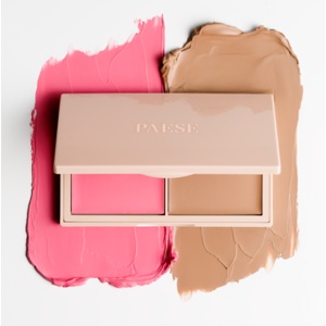 Paletă Cremoasă Duo Paese Kiss My Cheeks: Blush & Contur Cold, 15g - Img 2