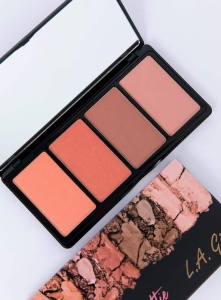 Paleta farduri pentru fata L.A Girl Blush Palette Blushed Babe, 16g - Img 3