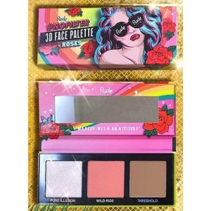 Paleta farduri pentru fata Rude NoFilter 3D Face Palette Roses, 9.9g - Img 3