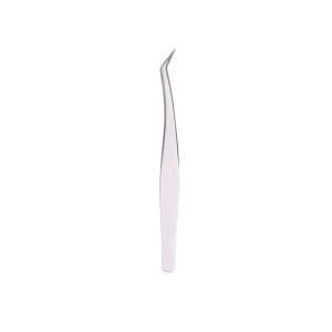 Pensetă Profesională de Izolare pentru Extensii Gene Dancing Swan A8 – Vârf Curbat de Precizie