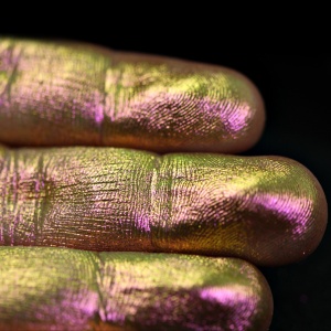 Pigment PK41(verde olive deschis-rose-bronze-auriu deschis) Multichrome pentru machiaj KAJOL Beauty, 1g - Img 3