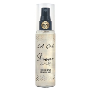 Primer, Fixator, Iluminator L.A Girl Shimmer Spray 918 Gold, 80ml