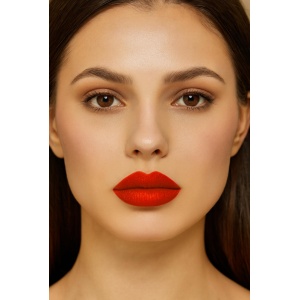 Ruj lichid mat, waterproof si ultrarezistent la transfer KAJOL Beauty matISTIQUE Warm Red, 8ml - Img 6