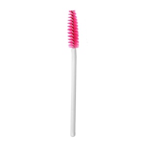 Set multicolor de 50 periute mascara pentru extensii de gene si stilizarea sprancenelor, Alb/Roz