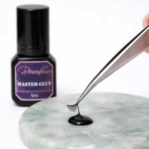 Adeziv extensii gene Profesional DancingSwan Master Glue Uscare Rapidă, Fixare Puternică, 5ml - Img 3
