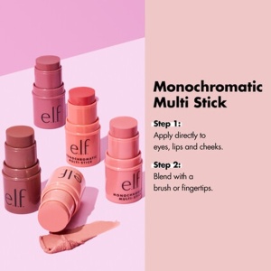 Baton multifunctional pentru ochi, buze si obraji e.l.f Monochromatic Multi-Stick 81327 Luminous Berry, 5g - Img 4