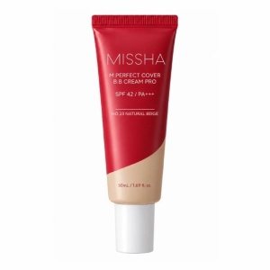 BB Cream MISSHA M Perfect Cover PRO SPF 42 PA+++ – 23 Natural Beige, Ten Mediu, 50ml