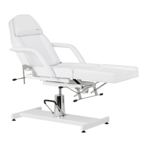 Fotoliu cosmetic hidraulic Sillon 210 cu balans, alb - Img 2