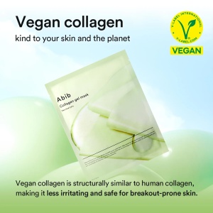 Masca gel cu colagen vegan și extract de Heartleaf pentru hidratare și calmare Abib Collagen gel mask Heartleaf jelly, 35g - Img 10