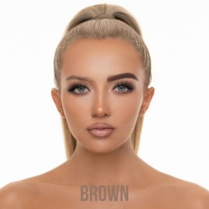 Pomada + Fard + Pensulă pentru sprancene BPerfect Indestructi'Brow Lock&amp;Load Eyebrow Pomade&amp;Powder DUO Brown, 4g - Img 3