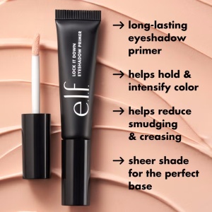 Primer pentru pleoape e.l.f Cosmetics Lock It Down Eyeshadow Primer - 81994 Transparent, 7ml - Img 8