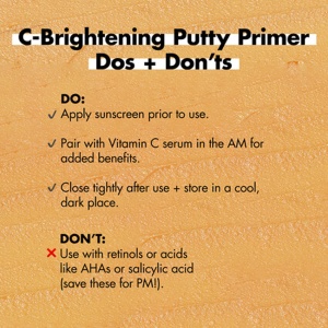 Primer pentru ten cu infuzie 2% de Vitamina C e.l.f. Cosmetics C-Brightening Putty Primer, 21g - Img 8
