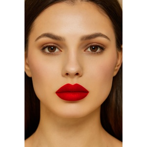 Ruj lichid mat, waterproof si ultrarezistent la transfer KAJOL Beauty matISTIQUE Pure Red, 8ml - Img 6
