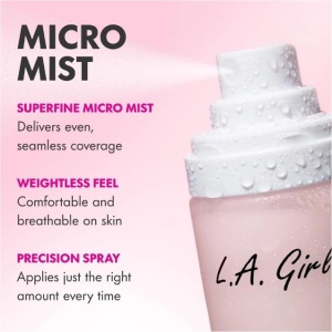 Spray fixator machiaj L.A. Girl PRO Perfect Long-Wear, Efect Matifiant și Estompare Pori-Blurring Matte, 105ml - Img 6
