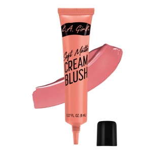 Blush cremos matifiant L.A. Girl Soft Matte Cream Rosebud, 8ml - Img 1