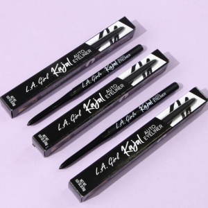 Creion retractabil ultrarezistent L.A Girl Kajal Auto Eyeliner Super Black, 0.30g - Img 3